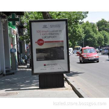Outdoor Stand-support Scrolling Light Box dispplay bilboard